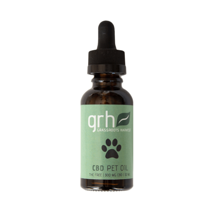CBD hemp oil extract for pets in 30ml size bottle.